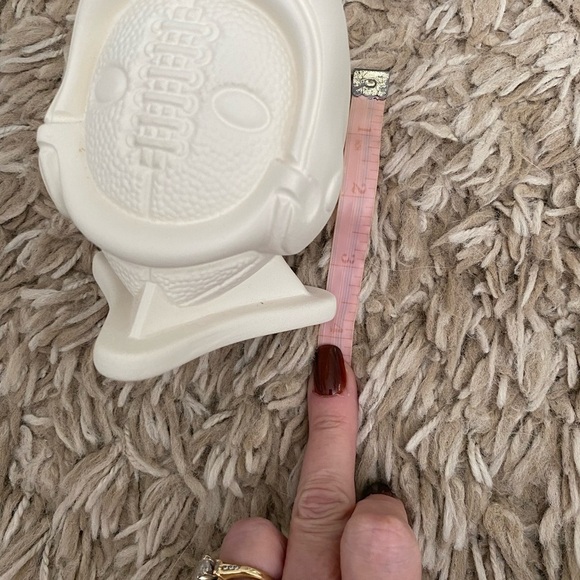 Football Sport Coin Bank Ceramic Bisque Ready To Paint Pottery Helmet DIY Craft - Picture 7 of 9